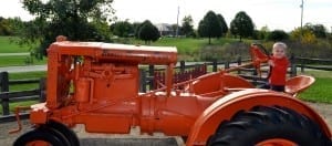 Tractor at Bonner Heritage Farm image property of Holly Garvey