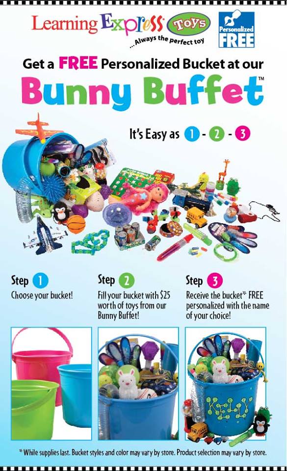 Bunny Bucket at Learning Express