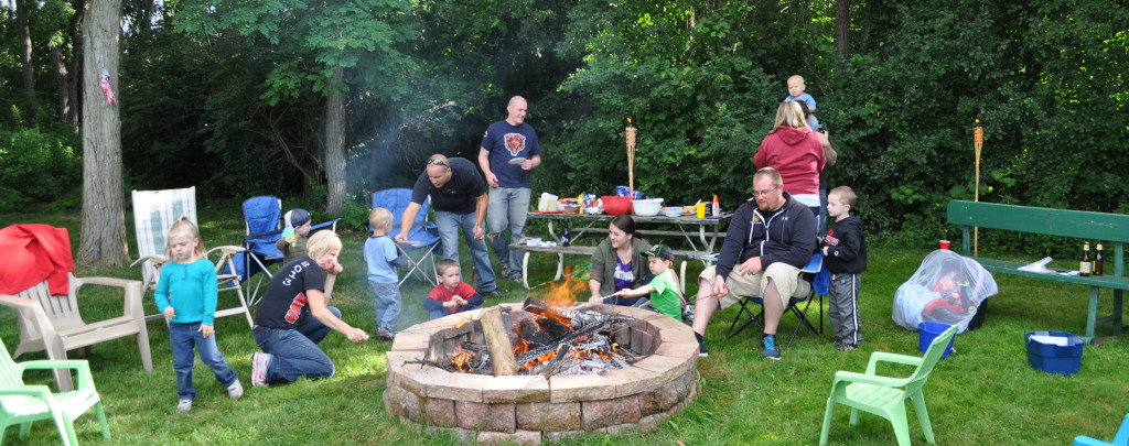 backyard camping