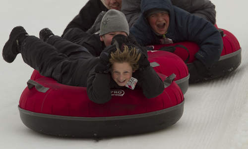 tubing at Wilmot Mountain