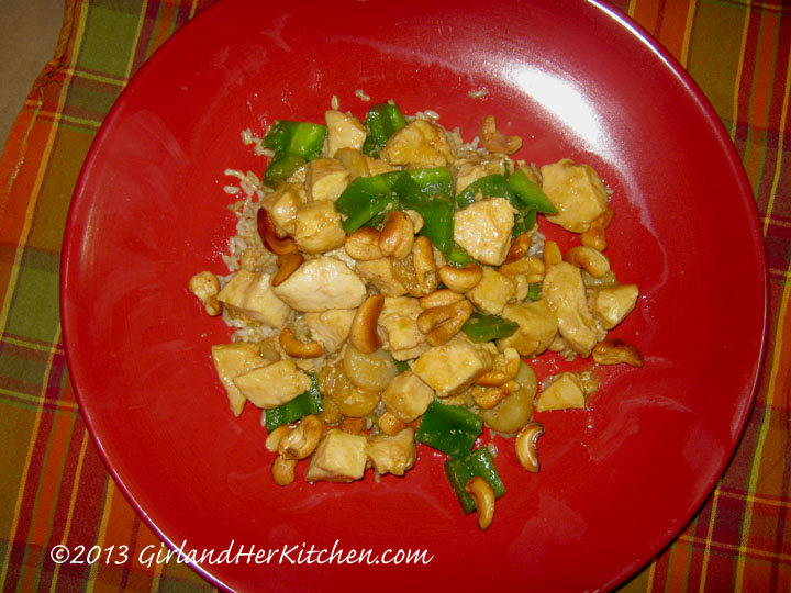cashew chicken recipe