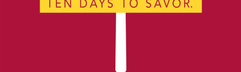 Tasty Tuesday Announcement: 10 Days to Savor