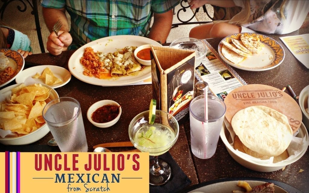 family dining at Uncle Julio's