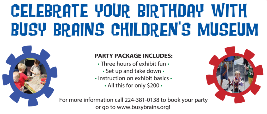 busy brains birthday parties