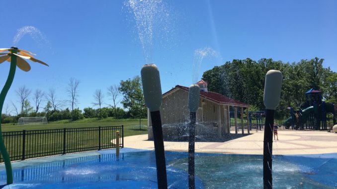Waukegan Sports Park Splash Pad and Playground