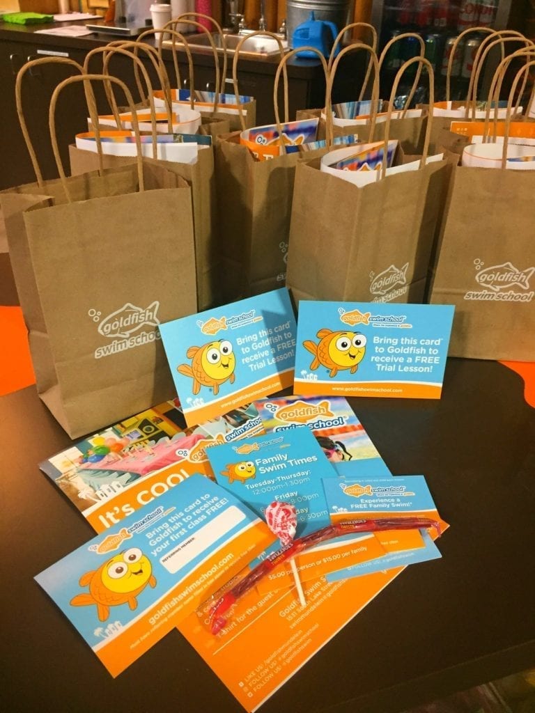 goldfish gift bag