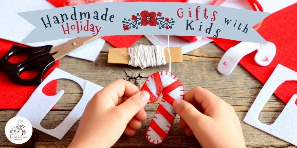 handmade holiday gifts with kids, holiday craft kits