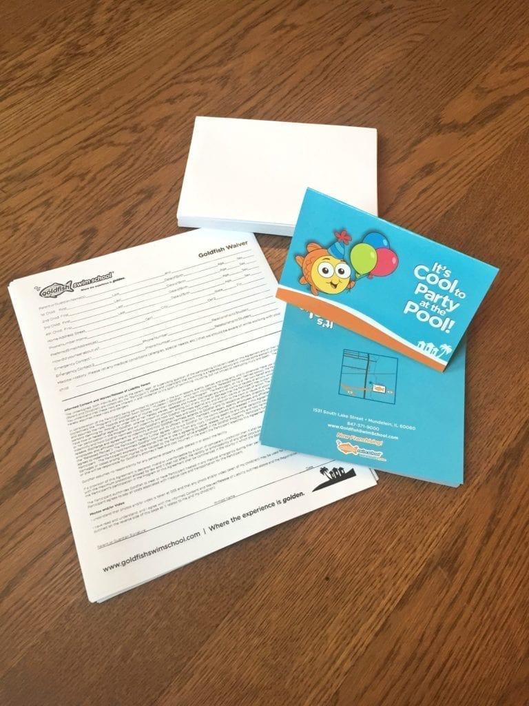 goldfish swim school invite