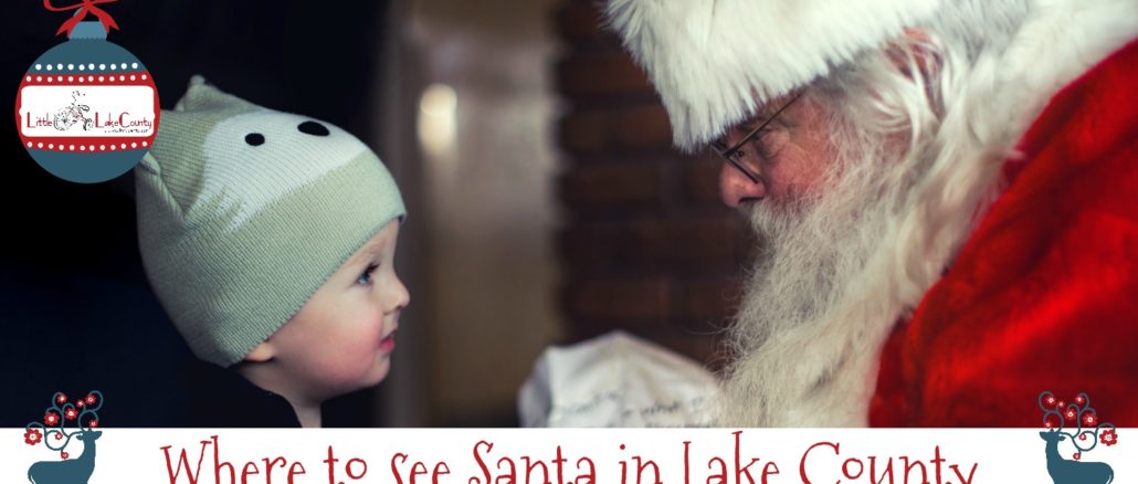 where to see santa in lake county