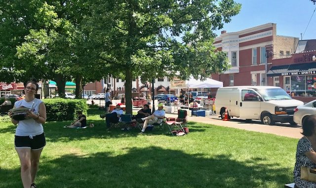 lunch in the park Libertyville