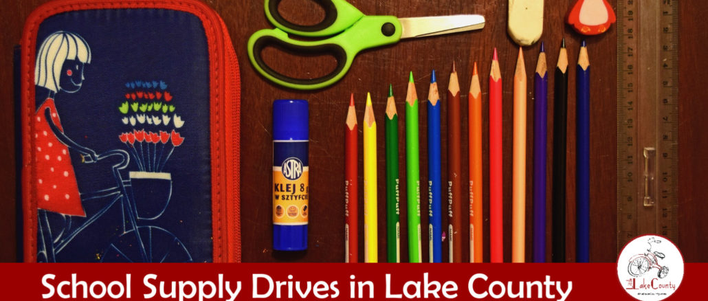 school supply drives in lake county
