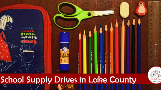 school supply drives in lake county