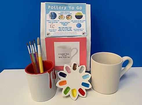 ceramics for you cerammics to go, virtual birthday parties